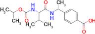 4-(1-((S)-2-((isopropoxycarbonyl)amino)-3-methylbutanamido)ethyl)benzoic acid