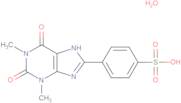 4-(1,3-Dimethyl-2,6-dioxo-2,3,6,9-tetrahydro-1H-purin-8-yl)benzenesulfonic acid hemihydrate