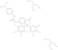 Eosin-5-thiouredylphenylboronic acid, triethylammonium salt