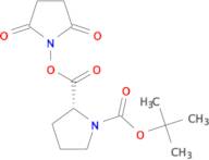 1-Pyrrolidinecarboxylic acid, 2-[[(2,5-dioxo-1-pyrrolidinyl)oxy]carbonyl]-, 1,1-dimethylethyl ester, (2R)-
