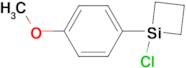 1-(4-Methoxyphenyl)-1-chlorosilacyclobutane