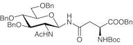 Nomega-(2-Acetamido-3,4,6-tri-O-benzyl-2-deoxy-beta-D-glucopyranosyl)-Nalpha-(tert-butoxycarbonyl)-L-asparagine Benzyl Ester
