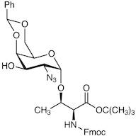 O-(2-Azido-4,6-O-benzylidene-2-deoxy-α-D-galactopyranosyl)-N-[(9H-fluoren-9-ylmethoxy)carbonyl]-L-threonine tert-Butyl Ester