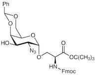 O-(2-Azido-4,6-O-benzylidene-2-deoxy-α-D-galactopyranosyl)-N-[(9H-fluoren-9-ylmethoxy)carbonyl]-L-serine tert-Butyl Ester