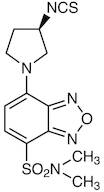 (R)-(-)-DBD-Py-NCS [=(R)-(-)-4-(N,N-Dimethylaminosulfonyl)-7-(3-isothiocyanatopyrrolidin-1-yl)-2,1,3-benzoxadiazole] [for HPLC Labeling]