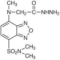 DBD-CO-Hz [=4-(N,N-Dimethylaminosulfonyl)-7-(N-hydrazinocarbonylmethyl-N-methyl)amino-2,1,3-benzoxadiazole] [for HPLC Labeling]