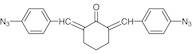 2,6-Bis(4-azidobenzylidene)cyclohexanone (wetted with ca. 30% Water) (unit weight on dry weight basis) [Research for Photosensitive Material]