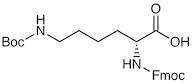 N-(tert-Butoxycarbonyl)-N-[(9H-fluoren-9-ylmethoxy)carbonyl]-D-lysine