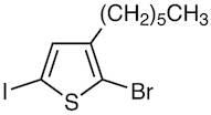 2-Bromo-3-hexyl-5-iodothiophene (stabilized with Copper chip)