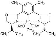 Bis(acetato)aqua[(S,S)-4,6-bis(4-isopropyl-2-oxazolin-2-yl)-m-xylene]rhodium