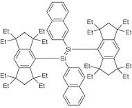 (E)-1,2-Bis(2-naphthyl)-1,2-bis(1,1,3,3,5,5,7,7-octaethyl-1,2,3,5,6,7-hexahydro-s-indacen-4-yl)disilene