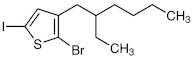 2-Bromo-3-(2-ethylhexyl)-5-iodothiophene (stabilized with Copper chip)