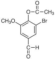 2-Bromo-4-formyl-6-methoxyphenyl Acetate