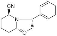 (-)-2-Cyano-6-phenyloxazolopiperidine