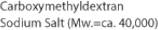 Carboxymethyldextran Sodium Salt (Mw.=ca. 40000)