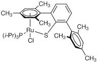 Chloro[(1,2,3,4,5,6-eta)-2,2'',4,4'',6,6''-hexamethyl[1,1':3',1''-terphenyl]-2'-thiolato-kappaS][triisopropylphosphine-kappaP]ruthenium(II)