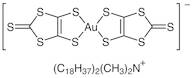 Dioctadecyldimethylammonium Bis(1,3-dithiole-2-thione-4,5-dithiolato)aurate(III)