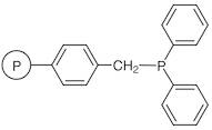 4-Diphenylphosphinomethyl Polystyrene Resin cross-linked with 2% DVB (200-400mesh) (0.5-1.0mmol/g)