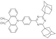 10-[4-[4,6-Di(adamantan-1-yl)-1,3,5-triazin-2-yl]phenyl]-9,9-dimethyl-9,10-dihydroacridine (purified by sublimation)