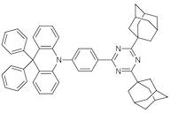 10-[4-[4,6-Di(adamantan-1-yl)-1,3,5-triazin-2-yl]phenyl]-9,9-diphenyl-9,10-dihydroacridine (purified by sublimation)