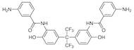 2,2-Bis(3-(3-aminobenzoylamino)-4-hydroxyphenyl)hexafluoropropane