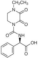 (R)-(-)-α-[[(4-Ethyl-2,3-dioxo-1-piperazinyl)carbonyl]amino]benzeneacetic Acid