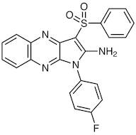 1-(4-Fluorophenyl)-3-(phenylsulfonyl)-1H-pyrrolo[2,3-b]quinoxalin-2-amine