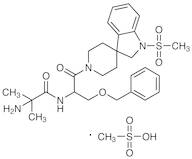 2-Amino-N-[3-(benzyloxy)-1-[1-(methylsulfonyl)spiro[indoline-3,4'-piperidin]-1'-yl]-1-oxopropan-...