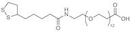 Lipoamido-PEG12-carboxylic Acid