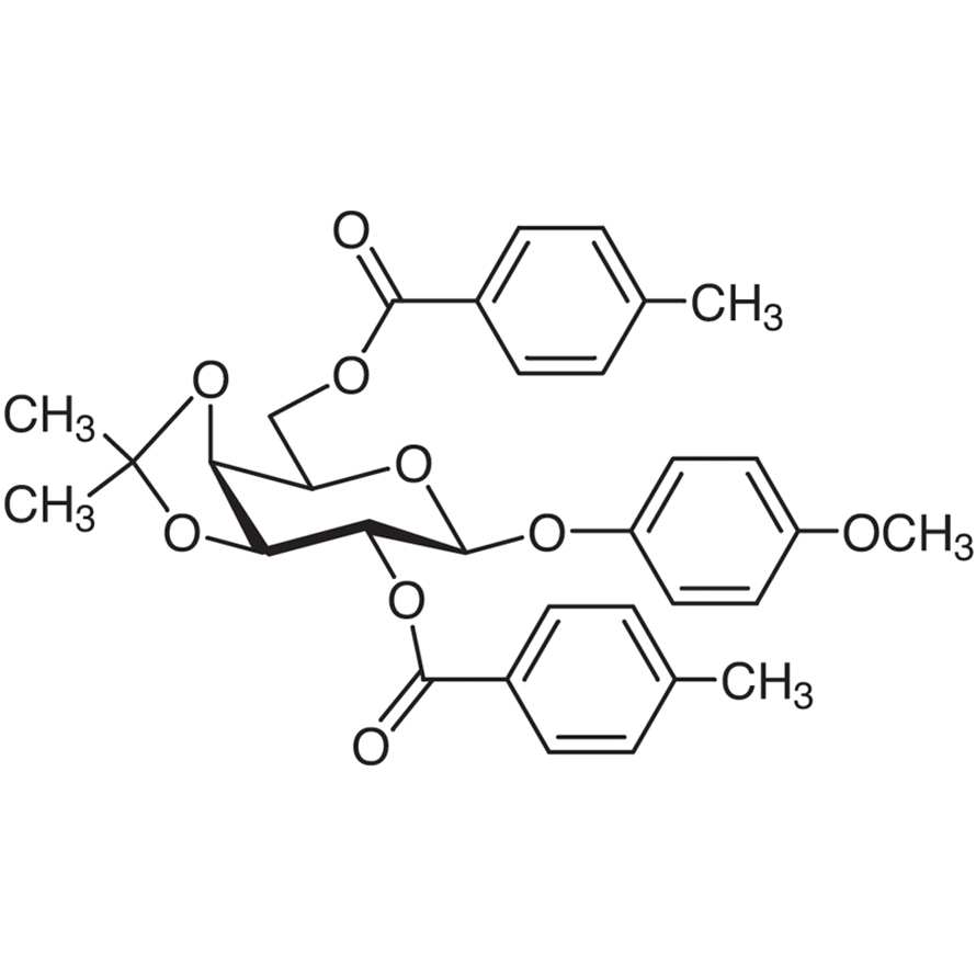 4-Methoxyphenyl 3,4-O-Isopropylidene-2,6-bis-O-(4-methylbenzoyl)-β-D-galactopyranoside