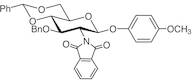 4-Methoxyphenyl 3-O-Benzyl-4,6-O-benzylidene-2-deoxy-2-phthalimido-beta-D-glucopyranoside