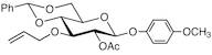 4-Methoxyphenyl 2-O-Acetyl-3-O-allyl-4,6-O-benzylidene-beta-D-glucopyranoside
