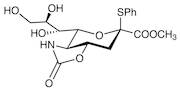 Methyl 5-N,4-O-Carbonyl-3,5-dideoxy-2-S-phenyl-2-thio-D-glycero-β-D-galacto-2-nonulopyranosylonate