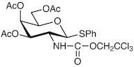 Phenyl 3,4,6-Tri-O-acetyl-2-deoxy-1-thio-2-(2,2,2-trichloroethoxyformamido)-beta-D-galactopyranoside