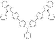 9-Phenyl-3,6-bis[4-(1-phenylbenzimidazol-2-yl)phenyl]carbazole