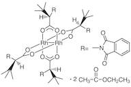 Tetrakis[N-phthaloyl-(R)-tert-leucinato]dirhodium Bis(ethyl Acetate) Adduct