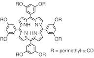 5,10,15,20-Tetrakis[3,5-bis(per-O-methyl-alpha-cyclodextrin-6-yloxy)phenyl]-21H,23H-porphine