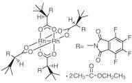 Tetrakis[N-tetrafluorophthaloyl-(R)-tert-leucinato]dirhodium Bis(ethyl Acetate) Adduct