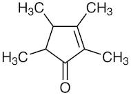 2,3,4,5-Tetramethylcyclopent-2-en-1-one (cis- and trans- mixture)