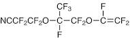 2,2,3,3-Tetrafluoro-3-[[1,1,1,2,3,3-hexafluoro-3-[(1,2,2-trifluorovinyl)oxy]propan-2-yl]oxy]propionitrile
