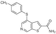 4-(p-Tolylthio)thieno[2,3-c]pyridine-2-carboxamide