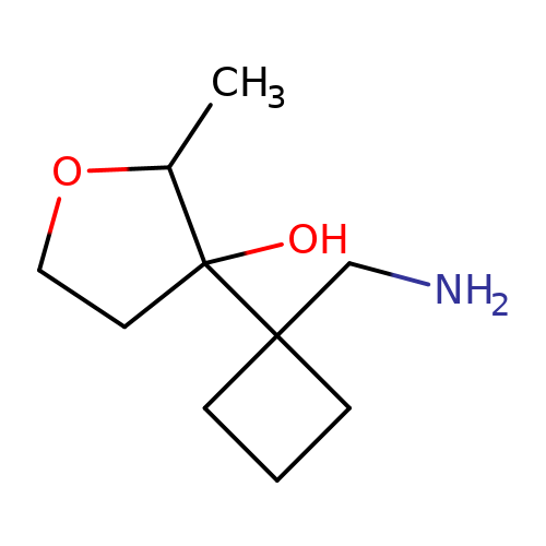 3[1(Aminomethyl)cyclobutyl]2methyloxolan3ol
