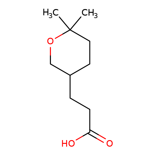 3-6-6-dimethyloxan-3-yl-propanoic-acid-cymitquimica