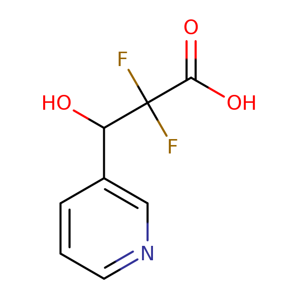 2 2 Difluoro 3 Hydroxy 3 Pyridyl Propionic Acid Cymit Quimica S L