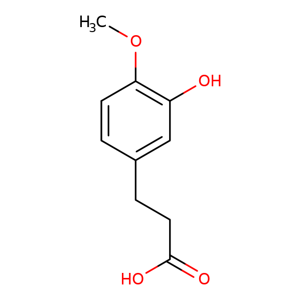 3 3 Hydroxy 4 Methoxyphenyl Propionic Acid 1135 Cymit Quimica