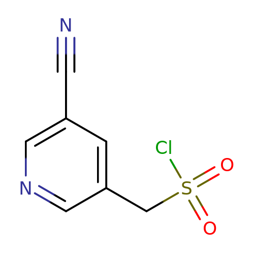 (5Cyanopyridin3yl)methanesulfonylchloride CymitQuimica