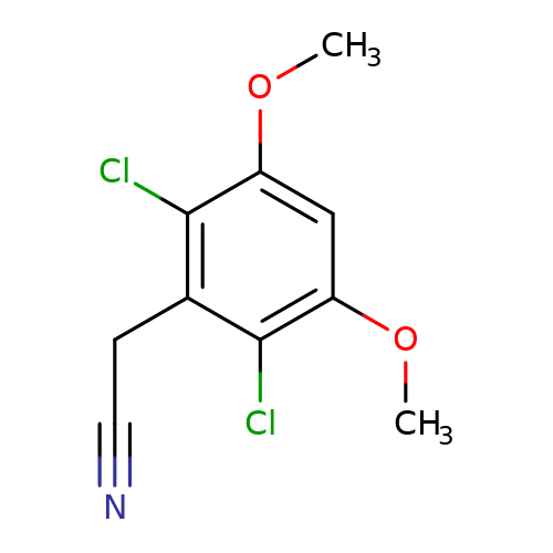 2-(2,6-Dichloro-3,5-dimethoxyphenyl)acetonitrile 3D-UJB88216