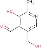 3-Hydroxy-5-(hydroxymethyl)-2-methyl-pyridine-4-carbaldehyde