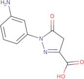 1-(3-Aminophenyl)-5-oxo-4,5-dihydro-1H-pyrazole-3-carboxylic acid