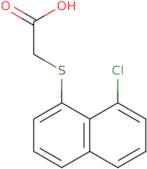 2-[(8-Chloro-1-naphthyl)thio]acetic acid
